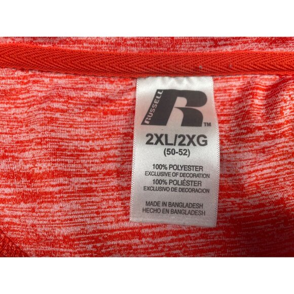 Russell Athletic OSU Half-Zip Pullover 2XL Red Heather Football, Basketball Fall - Picture 4 of 6